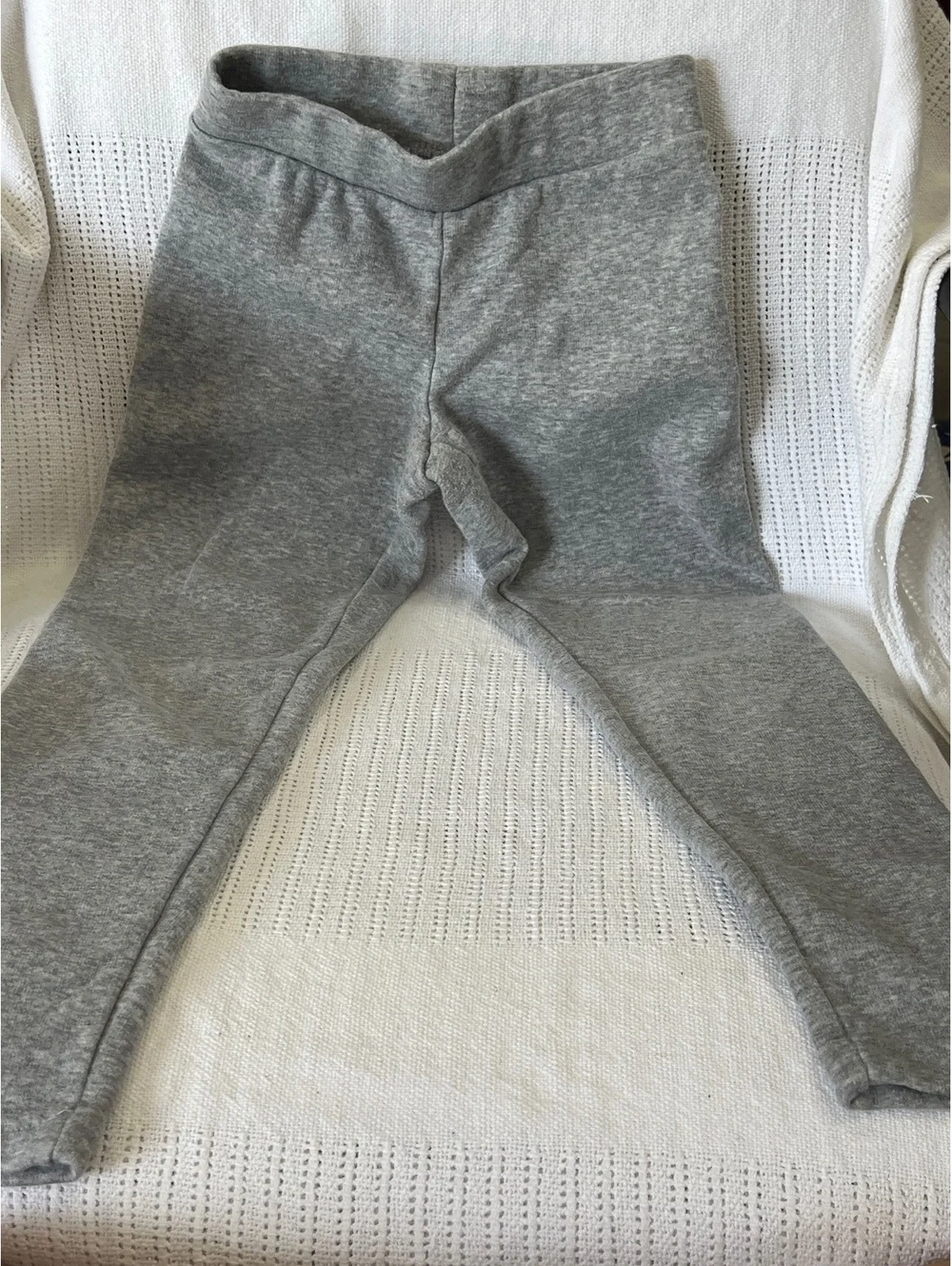 Old Navy Medium Gray Fleece-Lined Leggings Size M (8)